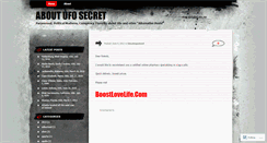 Desktop Screenshot of aboutufosecret.wordpress.com