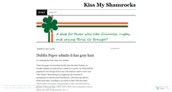 Desktop Screenshot of kissmyshamrock.wordpress.com