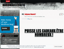 Tablet Screenshot of hardwareconfig.wordpress.com