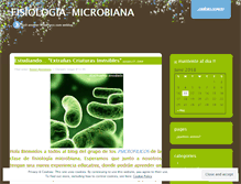 Tablet Screenshot of fisiologiamicrobiana.wordpress.com