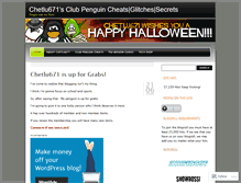 Tablet Screenshot of chetlu671.wordpress.com