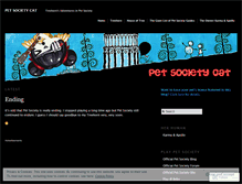 Tablet Screenshot of petsocietycat.wordpress.com