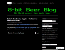 Tablet Screenshot of 8bitbeerblog.wordpress.com