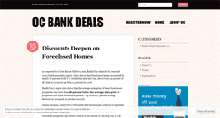 Desktop Screenshot of ocbankdeals.wordpress.com