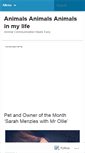 Mobile Screenshot of animalcommunicatorsimonnelee.wordpress.com