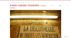 Desktop Screenshot of cabaretdiaspora.wordpress.com