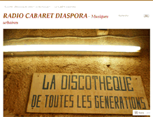 Tablet Screenshot of cabaretdiaspora.wordpress.com