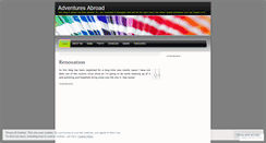 Desktop Screenshot of myadventuresabroad.wordpress.com