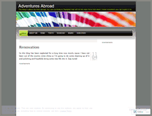 Tablet Screenshot of myadventuresabroad.wordpress.com