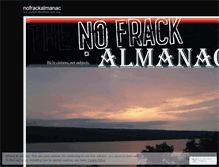 Tablet Screenshot of nofrackalmanac.wordpress.com