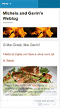 Mobile Screenshot of michelaandgavin.wordpress.com