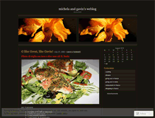 Tablet Screenshot of michelaandgavin.wordpress.com