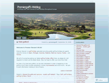 Tablet Screenshot of premiergolfing.wordpress.com