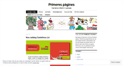 Desktop Screenshot of primerespagines.wordpress.com
