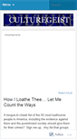 Mobile Screenshot of culturegeist.wordpress.com