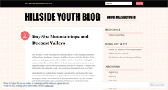 Desktop Screenshot of hillsideyouth.wordpress.com