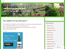 Tablet Screenshot of cathsveggiegarden.wordpress.com