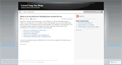 Desktop Screenshot of careercampsd.wordpress.com