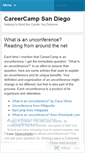 Mobile Screenshot of careercampsd.wordpress.com
