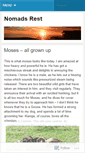 Mobile Screenshot of nomadrest.wordpress.com