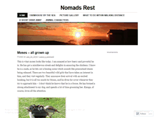 Tablet Screenshot of nomadrest.wordpress.com