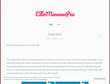 Tablet Screenshot of ellominnowpea.wordpress.com