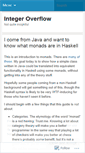 Mobile Screenshot of intoverflow.wordpress.com