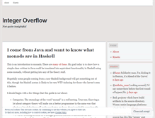 Tablet Screenshot of intoverflow.wordpress.com