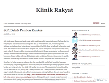 Tablet Screenshot of klinikrakyat.wordpress.com