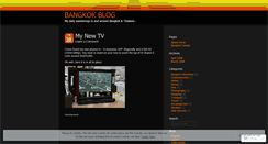 Desktop Screenshot of bloginbangkok.wordpress.com