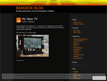 Tablet Screenshot of bloginbangkok.wordpress.com