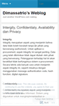 Mobile Screenshot of dimassatrio.wordpress.com