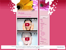 Tablet Screenshot of idrsecret.wordpress.com