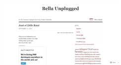 Desktop Screenshot of bellaunplugged.wordpress.com