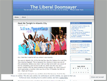 Tablet Screenshot of liberaldoomsayer.wordpress.com