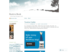 Tablet Screenshot of booktobook.wordpress.com