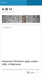 Mobile Screenshot of aib14.wordpress.com