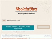 Tablet Screenshot of moolaladiva.wordpress.com