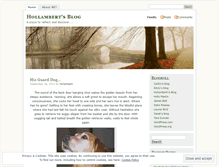 Tablet Screenshot of hollambert.wordpress.com