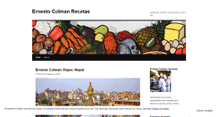 Desktop Screenshot of ernestocolmanrecetas.wordpress.com