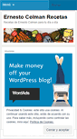 Mobile Screenshot of ernestocolmanrecetas.wordpress.com