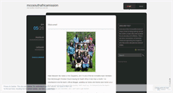 Desktop Screenshot of mccsouthafricamission.wordpress.com