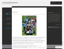 Tablet Screenshot of mccsouthafricamission.wordpress.com