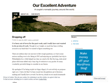 Tablet Screenshot of ourexcellentadventure.wordpress.com