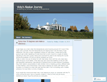 Tablet Screenshot of goingtoalaska.wordpress.com