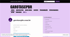 Desktop Screenshot of garotascpbr.wordpress.com