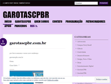 Tablet Screenshot of garotascpbr.wordpress.com