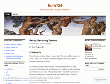 Tablet Screenshot of hum124.wordpress.com