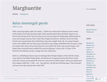 Tablet Screenshot of marghuerite.wordpress.com