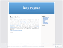 Tablet Screenshot of izmirpsikolog.wordpress.com